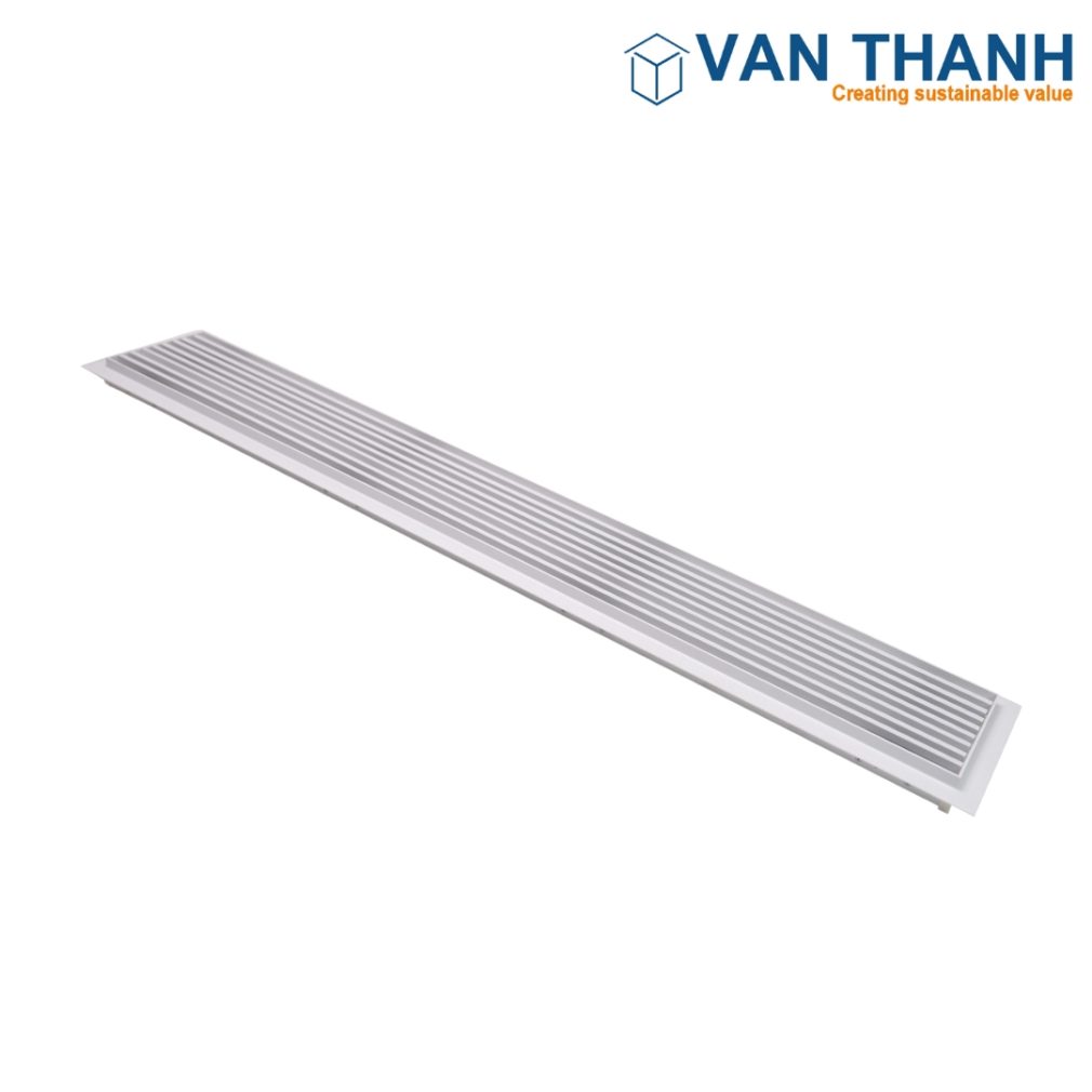 CỬA GIÓ KHUNG VIỀN 1.5CM , NAN THẲNG MÀU TRẮNG DÒNG STANDARD